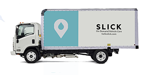 Slick's custom built vans and technicians deliver maintenance services to you.